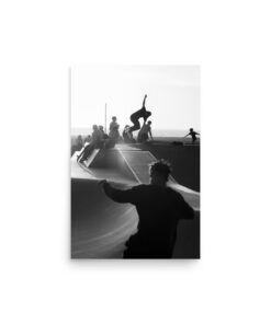 Venice Beach Skate Park | Black and White Photography Print