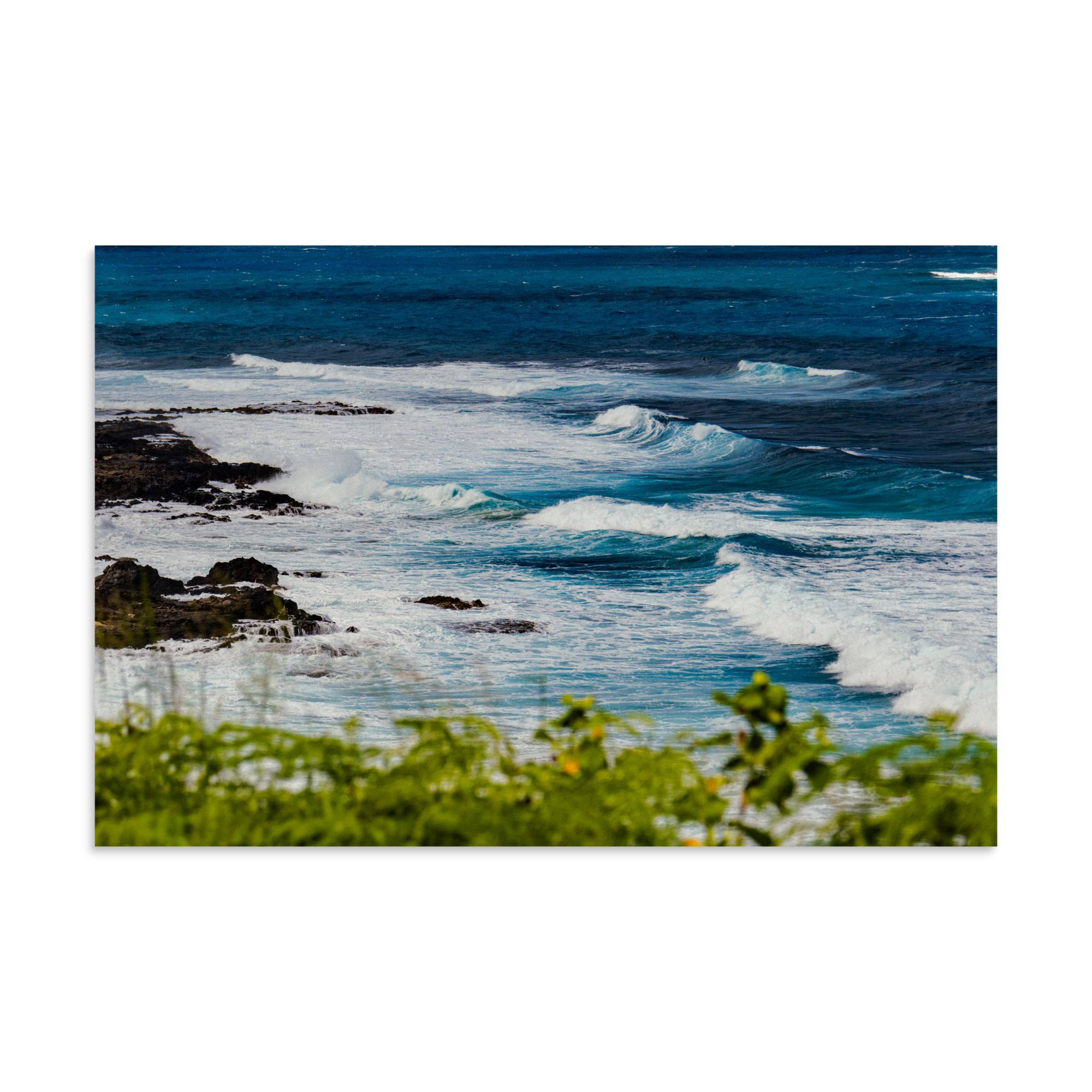 Blue Ocean Waves | Coastal Landscape Fine Art Photography Print